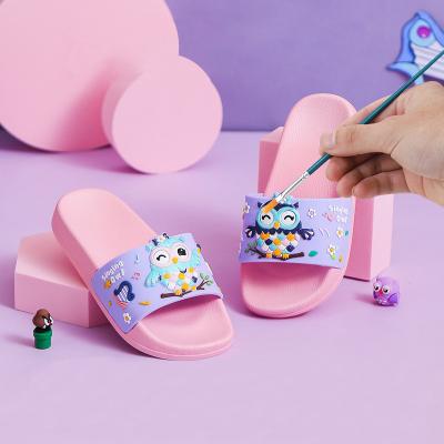 China Cheerful Painting Children Slipper Shoes Summer Cozy  Non Slip for sale