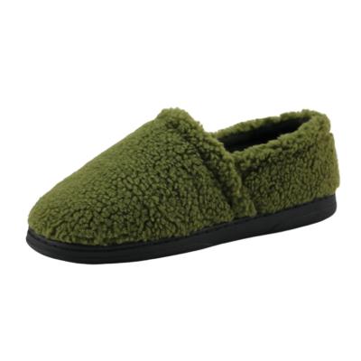 China Winter Faux Fur Flat Shoes Sherpa Casual  Memory Foam Slippers for sale