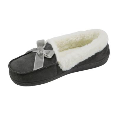 China Winter Women Home indoor and outdoor Shoes  Female Winter Fur Slides House Fuzzy Slippers Ladies Cute lofer shoes for sale