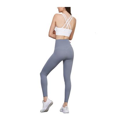 China Breathable Yoga Set Bra And Leggings Set Women High Waist Fitness Yoga Leggings Set 2 Piece for sale