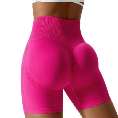 China Breathable Women Seamless Hip Lifting Yoga Pants Lightweight Running Yoga Legging Short for sale