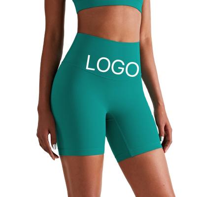 China Breathable Women High Waist Tummy Control Butt Lifting Workout Gym Seamless Biker Scrunch Yoga Shorts Wholesale for sale