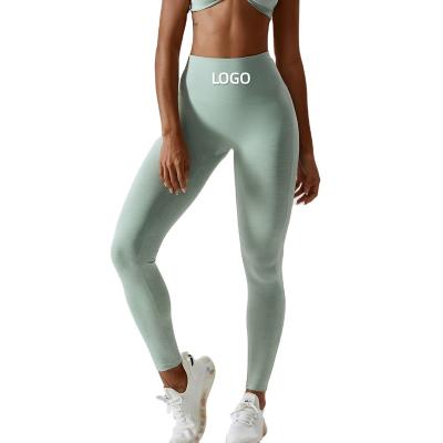 China Breathable High-Waisted Yoga Leggings for Women Quick-Dry,Bare Sensation Workout Pants,Butt-Lifting,Running,Sport Base Layer for sale