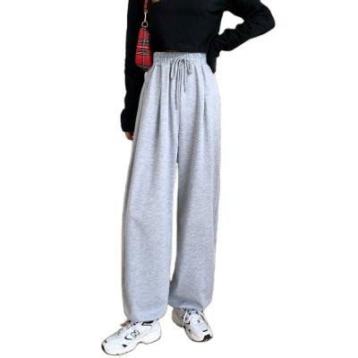 China Gray Breathable Sweatpants For Women 2022 Autumn New Baggy Fashion Oversize Sports Pants Black Joggers Ladies Trousers Streetwear for sale