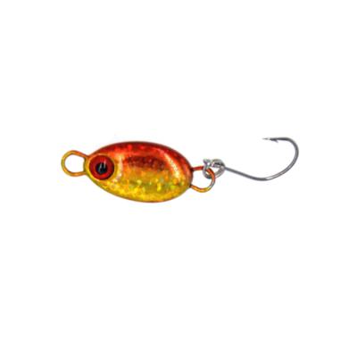 China Lead Jig HAWKLURE Metal Painting Jig 2g 3g 5g 2pcs A Box Bass Fishing Lures Metal Fishing Jig Slow Sinking Lure for sale