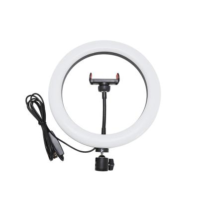 China PORTABLE Hot Sale Led Ring Light 10 Inch 26cm Photography Lighting Dimmable With Phone Holder for sale