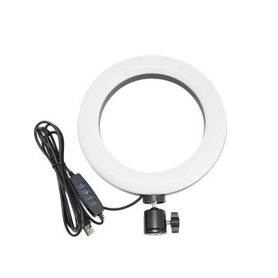 China Factory 6 inch 16cm Mini 3000-6000K Led Circle Selfie Ring Light Photographic Lighting For Video Studio Fill Light for sale