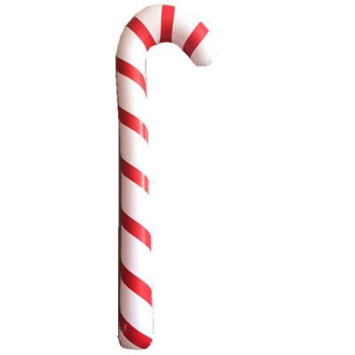 China New Carnival Cane Santa Claus Christmas Inflatable Bar Decoration Inflatable Toy PVC Inflatable Cane for sale