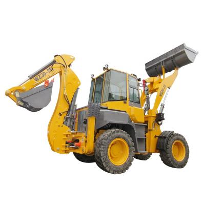 China Factory popular chinese backhoe mini digger and front loader rated load 2500 kg with prices for sale for sale