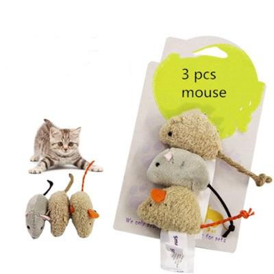 China Sustainable Cats Fleece Mouse Catnip Interactive Toys Fun Soft Catnip Toys For Cats for sale