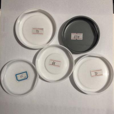 China 73 Mm Plastic Lid Plug For Tube And Box Packaging Lid Caps For Paper Tube / Tin Can for sale