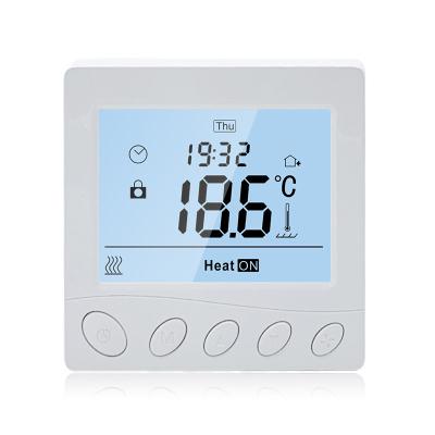 China Contemporary original manufacturer R3N.723 ultra-large programmable LCD boiler thermostat with 3A 100-240VAC potential free output for sale