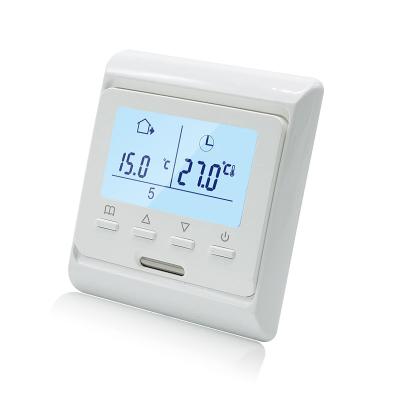 China R5S.716 Contemporary LCD 485 Modbus Electric Heating Thermostat with Floor Limit Sensor 16A 100-240VAC for sale