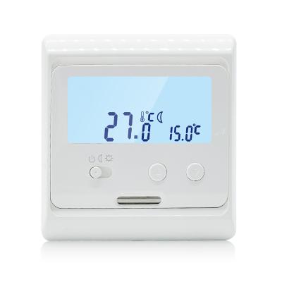 China Contemporary E31.703 RTS Digital LCD Display Water Heating Thermostat 3A 100-240VAC for sale