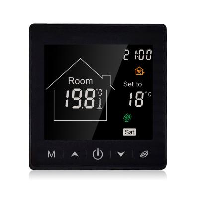 China Manufacturer R9N.723 contemporary original LCD boiler programmable thermostat with 3A 100-240VAC potential free output for sale