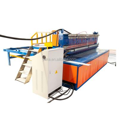 China Building Material Shops Double Coil Welded Wire Mesh Fence Machine Anti Climb 358 Welded Wire Mesh Machine for sale