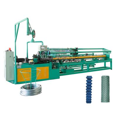 China Factory DP25-80 Full Automatic Double Wire Chain Link Fence Machine for sale