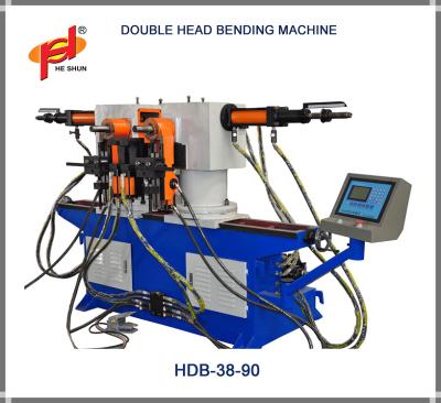 China Hydraulic automatic double head HDB pipe bender, exhaust pipe bender, exhaust pipe bender for sale for sale