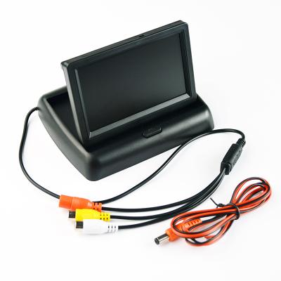 China 4.3 Inch Color TFT LCD Reverse Remote Control Rear View Monitor For Car Backup Camera 4.3 Inch Screen Display for sale