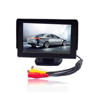 China 4.3 Inch TFT LCD Car Rear View Display Mirror Remote Control Monitor For Truck Parking Car Rear View Camera Car Reverse Screen Display for sale