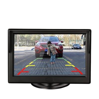 China Car Remote Control Monitor 5 Inch Screen For Rear View TFT LCD Parking Display HD Digital Parking System Color 5 Inch PAL/NTSC for sale