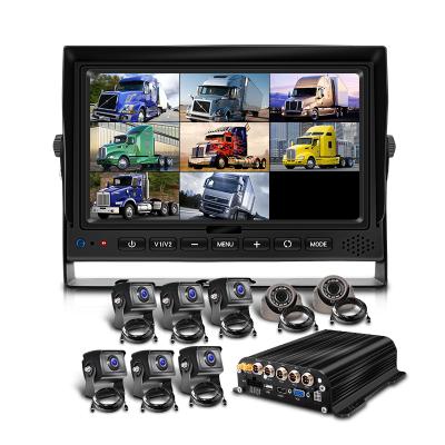 China Factory 8CH HDD DVR 4G GPS Wifi 1080P 8 CH Live Video Professional MDVR Video Surveillance System for sale