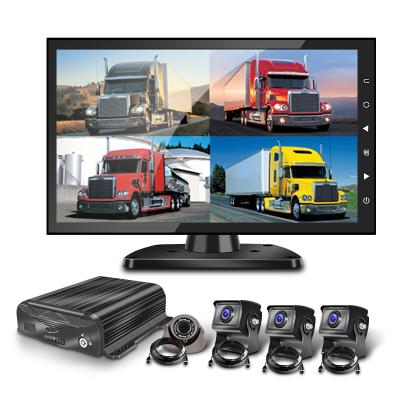 China CCTV Security System Kit 4CH SD MDVR System Samera 10 Inch Monitor With 4G GPS Mobile DVR CCTV-DVR-4CH SDGL-10 for sale