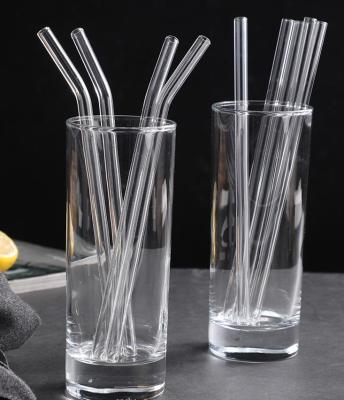 China Drinking Straw Reusable Straws Traditional Glass Drinking Straws for sale