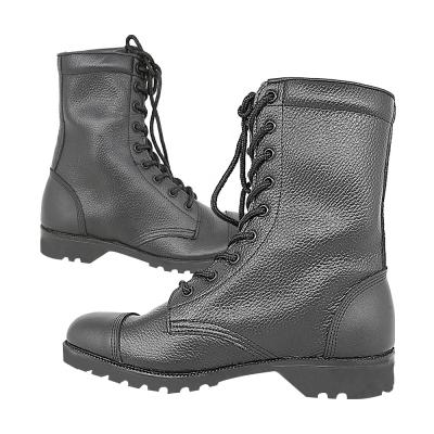 China Custom Made Oxford Cloth Doublesafe Jungle Military Tactical Molded Sole Leather Men's Army Combat Boots With Heel for sale