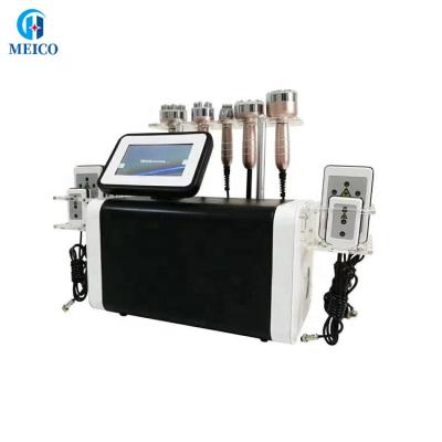 China Weight Loss Portable 6 in 1 RF Cavitation Vacuum Slimming Machine for sale