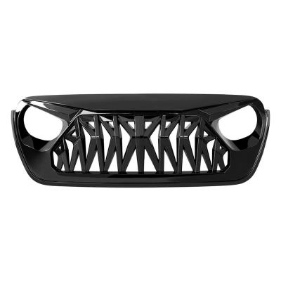 China Durable Hot Sale ABS Plastic Material Shark Grill Glossy Black For 18-21 Cowboy JL and Gladiator JT for sale