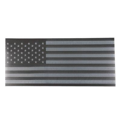 China ABS Plastic Material Gray USA Flag Mesh Grille Insert For 18-21 Wrangler JL and Gladiator JT for sale