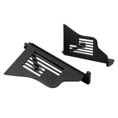 China Automotive Exterior Accessories Front Foot Pegs with USA Flag Style for Jeep Wrangler 2018-2022 JK JKU JL JT for sale