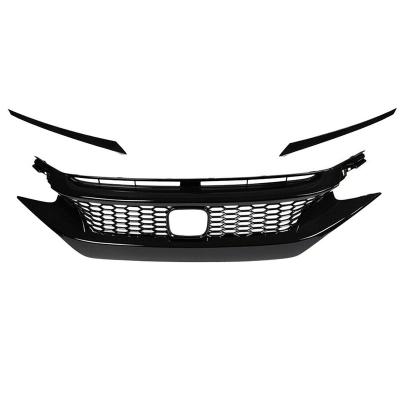 China Durable Plastic Car Front Grille Assy Of ABS Plastic Material For Honda Civic Sedan/Hatchback for sale