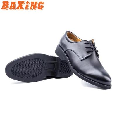 China 07Executive Safety Fashion Leather Breathable Leather Black Leather Shoes Breathable Business Casual Dress Shoes for sale