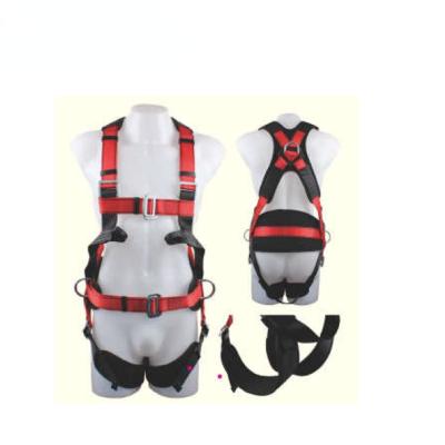 China Fall Protection Equipment Fall Protection Gear Safety Harness 100% Polyester for sale