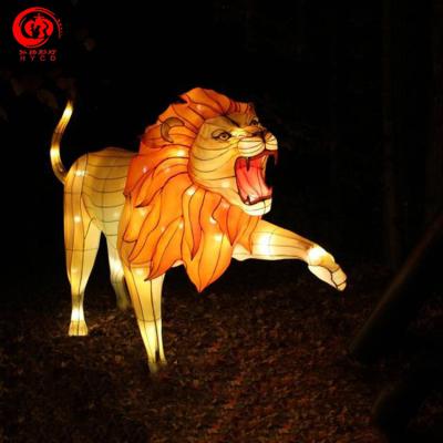 China Chinese Newest Festival New Year Decoration LED Silk Outdoor Vivid Animal Lantern for sale