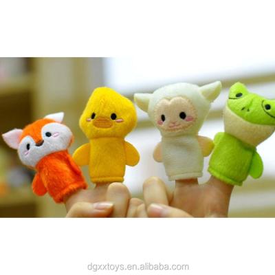 China Cheap Cute Plush Cartoon Animal Finger Puppet Puppet for sale