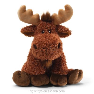 China Christmas Moose Plush Stuffed Plush Moose and Plush Toy for sale