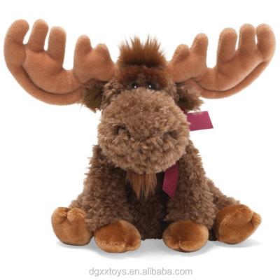 China Custom Plush Christmas Winter Elaphurus Davidianus Reindeer Deer Moose Stuffed Plush Toys for sale