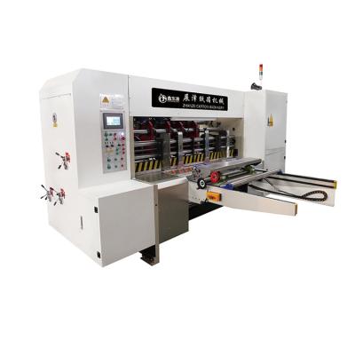 China Corrugated Printer Slotter Die-Cutter High Efficiency Flexo Printing Machine Machine For Pizza Box for sale