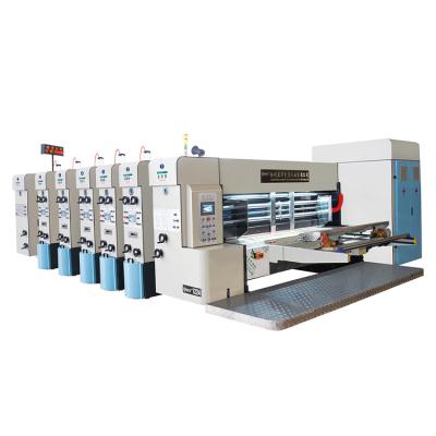 China High Efficiency G Series Corrugated Caton Box Automatic Slotting Rotary Die Cutting And Flexo Printing Machine for sale