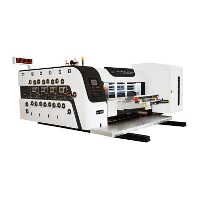 China GS922 High Efficiency Corrugated Cardboard Full Automatic High Speed ​​Inkjet Flexo Printing Slotting Die Cutting Machine for sale