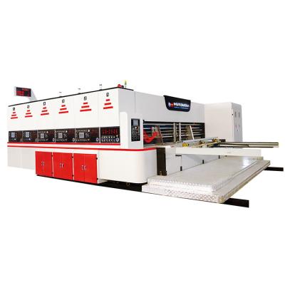 China High Efficiency SDS Series Automatic Corrugated Box Machine Pizza Box Printing Machine With Die Cutter Printer Machine For Corrugated Rotary Box for sale