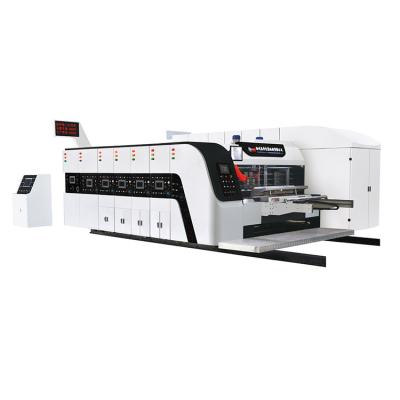 China High Efficiency QGS Series High Speed ​​Automatic Vacuum Adsorption Fully Printing Die Cutting Machine Making Carton Box for sale