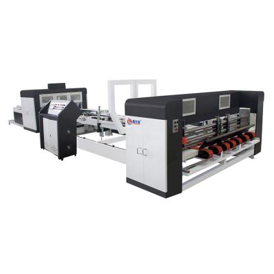 China High level high speed best quality automatic carton box folder gluer machine/automatic carton folding gluing machine for sale