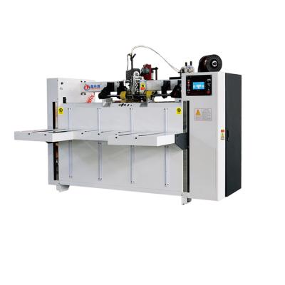 China ZHANZE New Environmental Semi Automatic High Efficiency Corrugated Carton Box Stitching Stapler Machine for sale