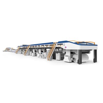 China High Speed ​​Low Noise Level Corrugated Cardboard Box Making Machine 5 Layer Cardboard Production Line for sale