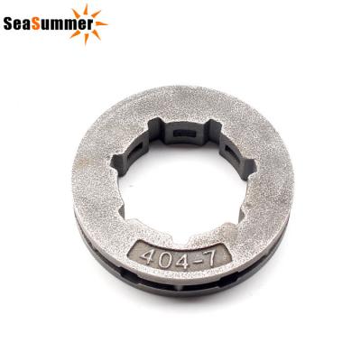 China Seasummer Steel Chainsaw 45cc/52cc Sprocket Rim 4500 / 5200 Power Chainsaw Drum Rim Spare Parts for sale