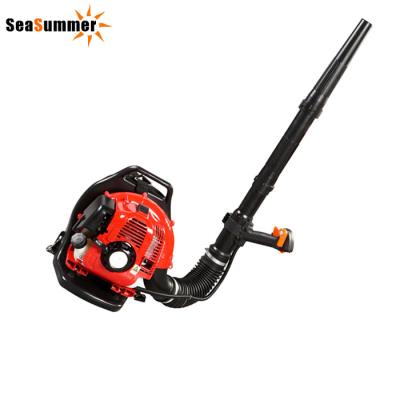 China Professional Seasummer 1E37F Gasoline 2 Stroke Backpack Snow Fire 31cc Blower Garden Leaf Blower for sale